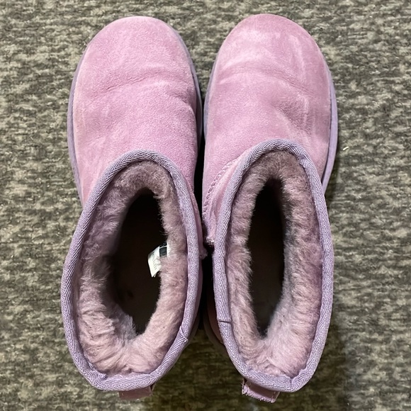 Ugg Classic Mini II Boots Lavender Fog - Picture 5 of 6